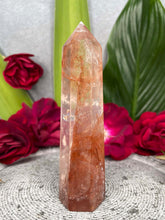 Load image into Gallery viewer, Stunning Fire Quartz Hematoid Crystal Tower Point