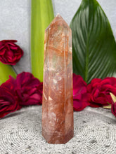 Load image into Gallery viewer, Stunning Fire Quartz Hematoid Crystal Tower Point