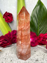 Load image into Gallery viewer, High Quality Fire Quartz Hematoid Crystal Tower Point