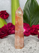 Load image into Gallery viewer, Fire Quartz Hematoid Crystal Tower Point