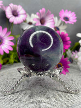 Load image into Gallery viewer, Mesmerizing Rainbow Fluorite Crystal Sphere Ball