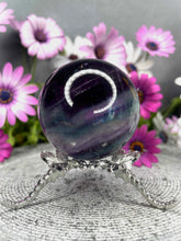 Load image into Gallery viewer, Mesmerizing Rainbow Fluorite Crystal Sphere Ball