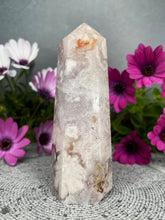 Load image into Gallery viewer, Breathtaking Flower Agate Crystal Tower Point