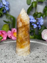 Load image into Gallery viewer, Renew Golden Healer Quartz Crystal Tower Point