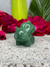 Load image into Gallery viewer, Green Aventurine Bulbasaur Crystal Pokémon Carving