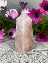 Load image into Gallery viewer, Spectacular Pink Amethyst Flower Agate Crystal Tower