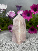 Load image into Gallery viewer, Lovely Pink Amethyst Flower Agate Crystal Tower