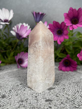 Load image into Gallery viewer, Relax Pink Amethyst Flower Agate Crystal Tower