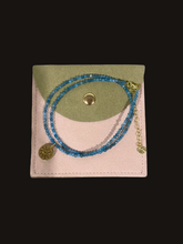 Load image into Gallery viewer, Custom Dainty Crystal Beaded Choker Necklace With Pouch