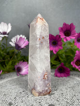 Load image into Gallery viewer, Heavenly Pink Amethyst Flower Agate Crystal Tower