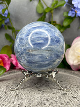 Load image into Gallery viewer, Peaceful Kyanite Crystal Sphere