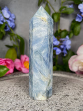 Load image into Gallery viewer, Soothing Blue Kyanite Crystal Tower Point
