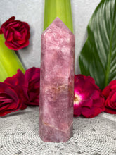 Load image into Gallery viewer, Stunning High Quality Lavender Rose Quartz Crystal Tower Point