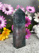 Load image into Gallery viewer, Beautiful Ocean Jasper Crystal Tower Point