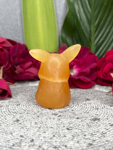 Load image into Gallery viewer, Honey Calcite Pikachu Crystal Pokémon Carving
