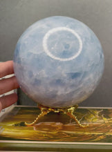Load and play video in Gallery viewer, XXL Stunning Celestite Crystal Sphere