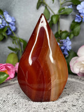 Load image into Gallery viewer, Breathtaking Red Agate Chalcedony Crystal Flame