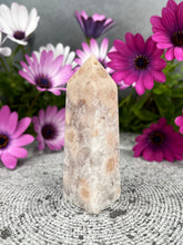 Load image into Gallery viewer, Self-Love Pink Amethyst Flower Agate Crystal Tower Point