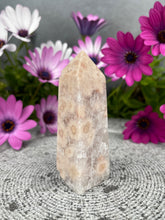 Load image into Gallery viewer, Self-Love Pink Amethyst Flower Agate Crystal Tower Point