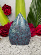 Load image into Gallery viewer, Stunning Ruby Fuchsite Kyanite Crystal Flame Freeform