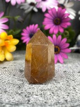 Load image into Gallery viewer, Beautiful Rutile Quartz Crystal Tower Point