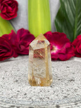 Load image into Gallery viewer, Transparent Rutile Quartz Crystal Tower Point