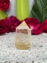 Load image into Gallery viewer, Stunning Transparent Rutile Quartz Crystal Tower Point