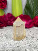 Load image into Gallery viewer, Stunning Transparent Rutile Quartz Crystal Tower Point