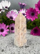 Load image into Gallery viewer, Self-Love Pink Amethyst Flower Agate Crystal Tower Point