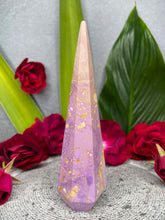 Load image into Gallery viewer, Phosphosiderite Crystal Diamond Tower Point