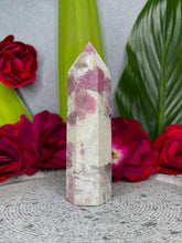 Load image into Gallery viewer, Calming Pink Tourmaline Rubellite Crystal Tower Point
