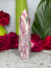 Load image into Gallery viewer, Soothing Pink Tourmaline Rubellite Crystal Tower Point