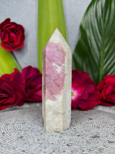 Load image into Gallery viewer, Pretty Pink Tourmaline Rubellite Crystal Tower Point