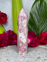 Load image into Gallery viewer, Enchanting Pink Tourmaline Rubellite Crystal Tower Point