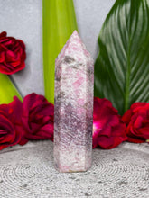 Load image into Gallery viewer, Compassion Pink Tourmaline Rubellite Crystal Tower Point