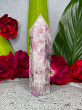 Load image into Gallery viewer, Spectacular Pink Tourmaline Rubellite Crystal Tower Point