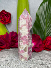 Load image into Gallery viewer, Balance Pink Tourmaline Rubellite Crystal Tower Point