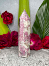 Load image into Gallery viewer, Balance Pink Tourmaline Rubellite Crystal Tower Point
