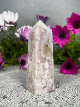 Load image into Gallery viewer, Charming Pink Amethyst Flower Agate Crystal Tower