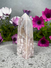 Load image into Gallery viewer, Charming Pink Amethyst Flower Agate Crystal Tower