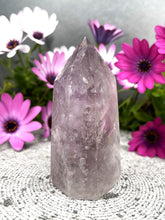 Load image into Gallery viewer, Purple Fluorite Crystal Tower Point