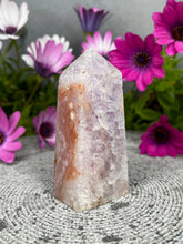 Load image into Gallery viewer, Spectacular Pink Amethyst Flower Agate Crystal Tower