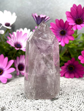 Load image into Gallery viewer, Purple Fluorite Crystal Tower Point