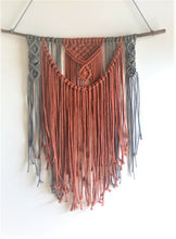 Load image into Gallery viewer, Warm Rustic Hand-made Macramé Wall Hanging