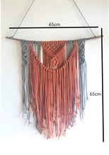 Load image into Gallery viewer, Warm Rustic Hand-made Macramé Wall Hanging