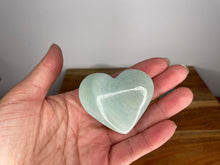 Load image into Gallery viewer, Rare Green Flower Agate Love Hearts