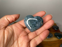 Load image into Gallery viewer, Wealth and Balance Small Moss Agate Love Hearts