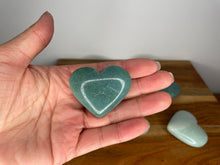 Load image into Gallery viewer, Rare Green Flower Agate Love Hearts