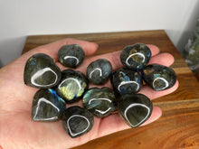 Load image into Gallery viewer, Small Labradorite love heart 1pc