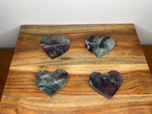 Load image into Gallery viewer, Fluorite Crystal Love Heart for Throat Chakra